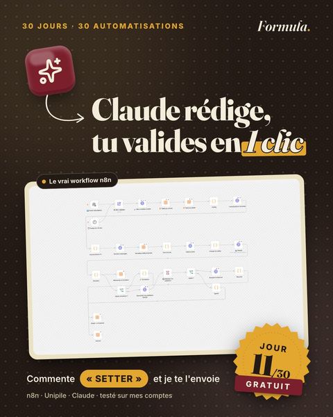 Jour 11 : Claude rédige, tu valides en 1 clic