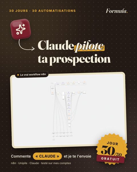 Jour 30 : Claude pilote ta prospection
